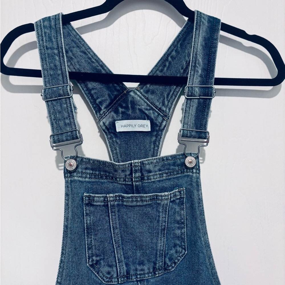 Happily Grey size 0/24 overalls for women/girls.  Perfect for fun casual days!
